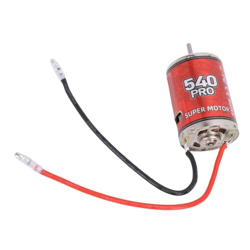 540 Brushed Motor Iron Copper 12T RC Brushed Motor High Torsion Low Noise Two Way Bearing Strong Magnetic Force for RC Car Boat Trunk HSP