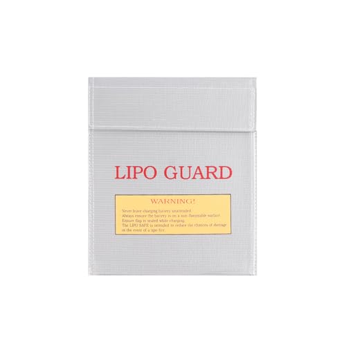 Fireproof Explosionproof Battery Storage Guard Pouch for Lipo Charge and Storage (7.08 * 9.06in) - size: 7.08 * 9.06in