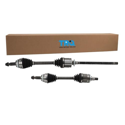 TRQ Front Driver and Passenger Side CV Axle Assembly Set 2 Piece for 2004-2006 Lexus RX330 2007-2009 RX350 AWD - style: CSA36027
