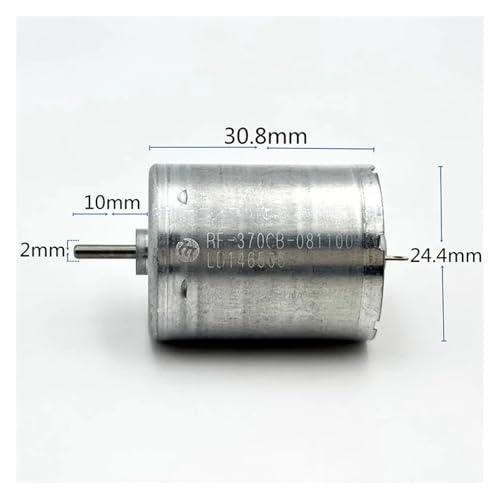 1pcs RF-370CB-081100 Mini 370 Low Current Metal Brush DC Electric Motor 12V 18V 24V 3750RPM Micro 24mm for DIY Car Parts