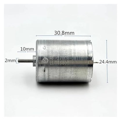 1pcs RF-370CB-081100 Mini 370 Low Current Metal Brush DC Electric Motor 12V 18V 24V 3750RPM Micro 24mm for DIY Car Parts