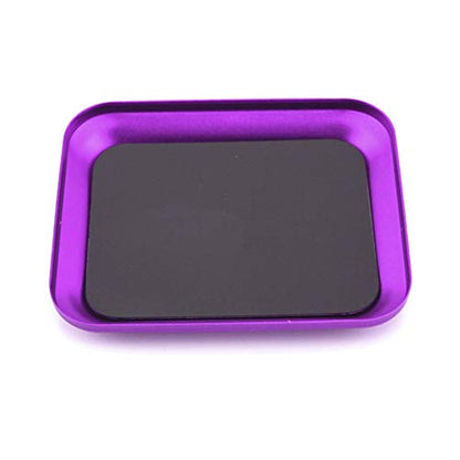 Replacement Part For Accessories Plate Shelf Repair Tools Car Convenient Screw Tray For Drone Model Aluminum Alloy Holder RC Magnetic - (Color: Blue)