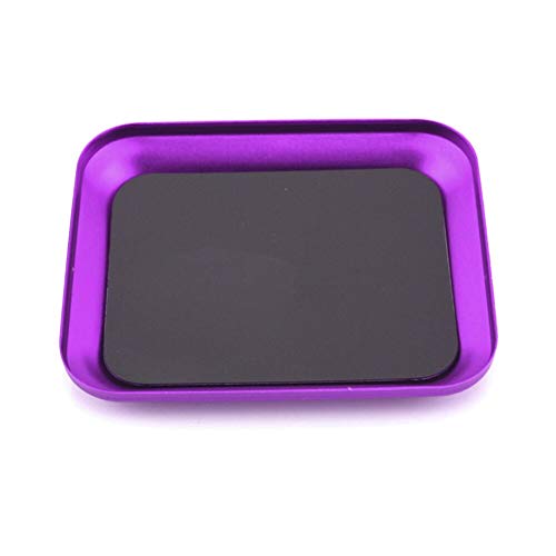 Replacement Part For Accessories Plate Shelf Repair Tools Car Convenient Screw Tray For Drone Model Aluminum Alloy Holder RC Magnetic - (Color: Blue)