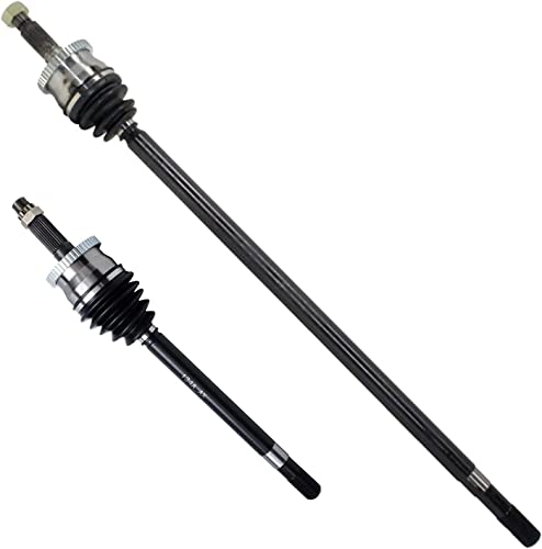 Detroit Axle - AWD Pair Front CV Axles for 1999-2004 Jeep Grand Cherokee | 2000 2001 2002 2003, 2 CV Axle Shafts Assembly Replacement - size: 2X2500319-NEW/Pair