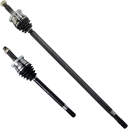 Detroit Axle - AWD Pair Front CV Axles for 1999-2004 Jeep Grand Cherokee | 2000 2001 2002 2003, 2 CV Axle Shafts Assembly Replacement - size: 2X2500319-NEW/Pair