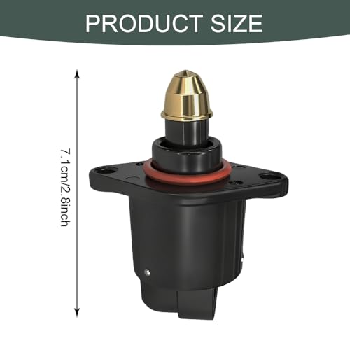 Car Idle Speed Control Valve, Throttle Stepper Motor, Auto Fuel Injection Idle Air Control Valve for Stable Engine Operation, Modified Repair Accessories, Replaces OEM# 90380 10526 90325864