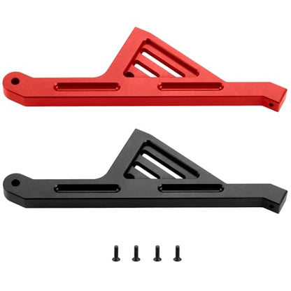MOHERO Aluminum Alloy RC Rear Chassis Brace for 1/5 LOSI 5IVE-T 2.0 RC Truck Upgrade Part (Red) - color: Red - Rear