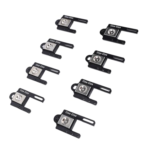 Generic 8Pcs RC Crawler Body Mounts Set, Powerful Magnet RC Body Post Mounts, Suitable for Different Vehicle, Black Appearance Processing