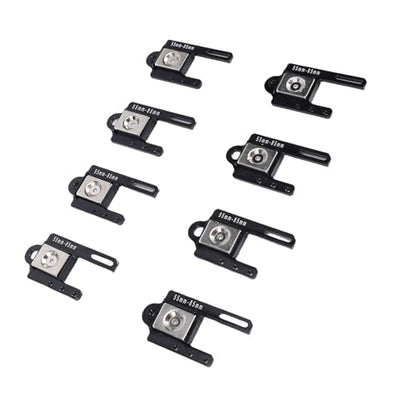 Generic 8Pcs RC Crawler Body Mounts Set, Powerful Magnet RC Body Post Mounts, Suitable for Different Vehicle, Black Appearance Processing