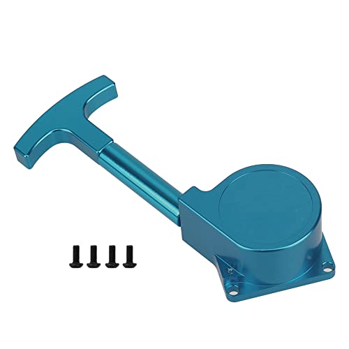 R020 Blue Upgrade Parts Aluminum Alloy RC Car Pull Starter for 18 Replacement for Nitro Engine