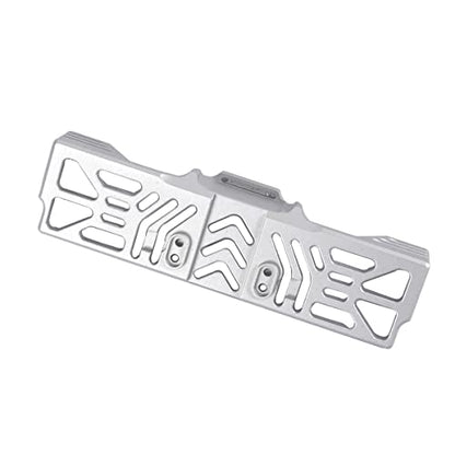 Aluminum Alloy Battery Tray Mount for Axial SCX10 III AXI03007 1/10 RC Crawler Upgrade Parts (Silver) - color: Silver