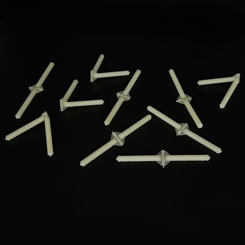 10PCS RC Airplane Plastic Needle Hinge Pin Hinge for RC Plane Helicopter Aircraft DIY Model Plane Fix Wing Parts Foam Model Plane Replacement (4.5x76mm) - style: 4.5x76mm