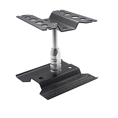 RC Aluminum Alloy Work Stand Repair Workstation 360 Degree Rotation Lift Compatible with Traxxas Axial SCX10 HSP HPI 1/8 1/10 1/12 Scale RC Truck Buggy Drift Car