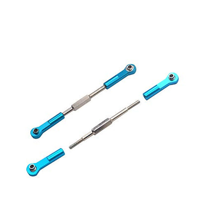 2Pcs Vgoohobby Aluminum Linkages Rear Upper Suspension Arm Upgrade Parts 860015 Compatible with HSP 1/8 RC Nitro Off Road Monster Truck Car 94762