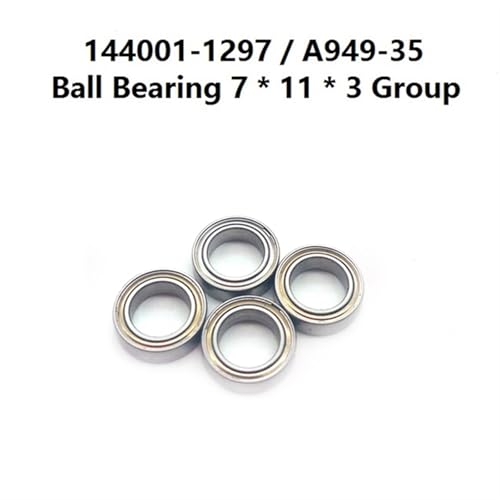 RC Crawlers Components For Wltoys 144001 144002 124016 124017 124018 124019 20Pcs Ball Bearing Set RC Car Spare Parts Upgrade Modification Accessories Replacement