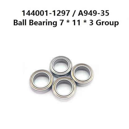 RC Crawlers Components For Wltoys 144001 144002 124016 124017 124018 124019 20Pcs Ball Bearing Set RC Car Spare Parts Upgrade Modification Accessories Replacement