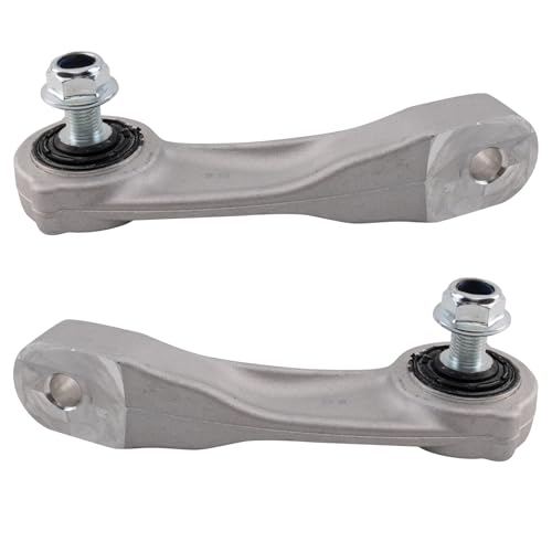 TRQ Front Driver and Passenger Side Sway Bar Link Set Compatible with 15-21 Mercedes-Benz C300 RWD 16-18 C350e RWD 15-21 C63 AMG C63 AMG S 19-20 CLS450 17-19 E300 20-21 E350 - style: PSA19881