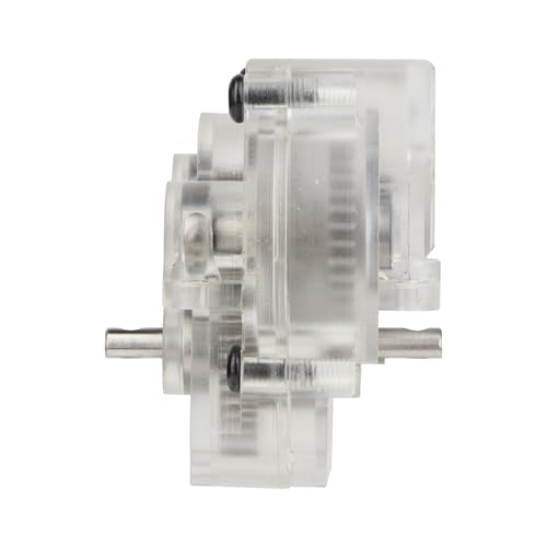 Acrylic Transparent Complete Transmission with 40.3:1 Stainless Steel 40.3:1 Low Range Underdrive Gears Reduction for 1/18 RC Crawler TRX4M Upgrades Parts