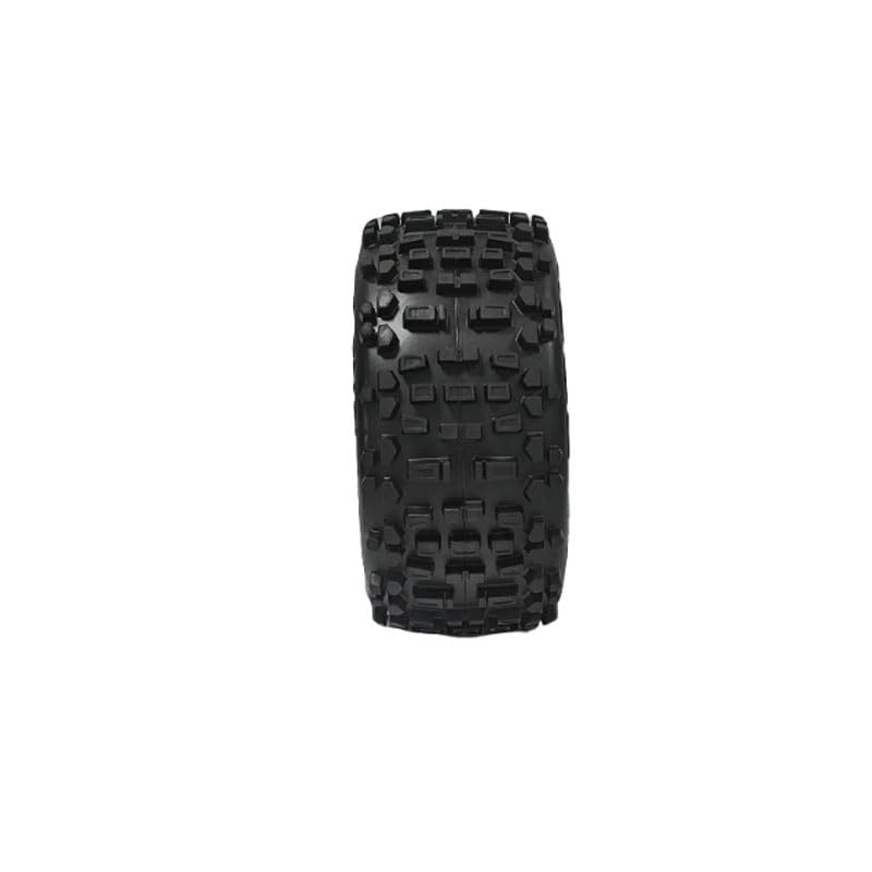 RC Remote Control Car Sledge ARRMA Truck Outcast 1/8 Bigfoot Tires Tamiya4 WD 6.8 * 3.1 * 3.8in Black(4PCS) 12MM 14MM 17MM Couplers Backflip Violent Tire - color: Black, size: 1/8