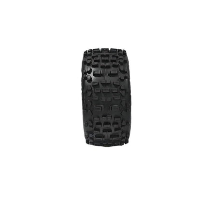 RC Remote Control Car Sledge ARRMA Truck Outcast 1/8 Bigfoot Tires Tamiya4 WD 6.8 * 3.1 * 3.8in Black(4PCS) 12MM 14MM 17MM Couplers Backflip Violent Tire - color: Black, size: 1/8