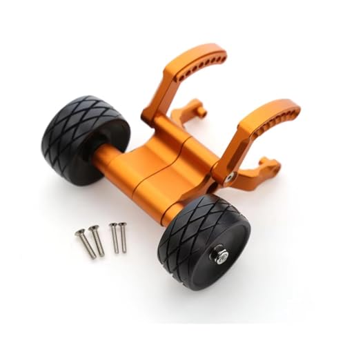 Components for TRAXXAS for E-REVO 2.0 86086-4 56087-1 1/10 Metal Wheelie Bar Monster Truck RC Car Upgrade Parts Accessories(Yellow) - color: Yellow