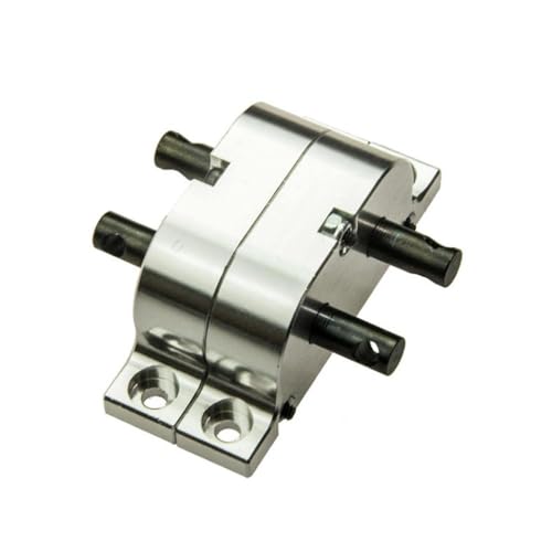 RC Car Gearbox Transfer Case with Fixed Mount Compatible with 1:10 and 1:14 RC Crawler Models(Transfer Case) - color: Transfer Case