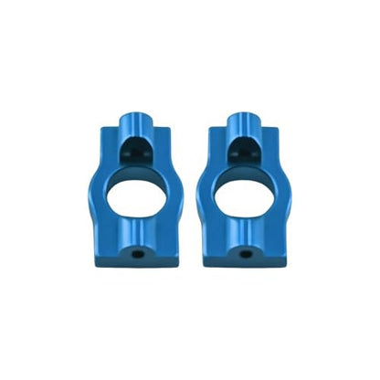 Caster Blocks C Hubs Metal Aluminum for Lo-si Micro b Upgrades Parts 1/24 Accessories RC car 2WD Buggy RTR LOS00007 Replacement(Red) - color: Red