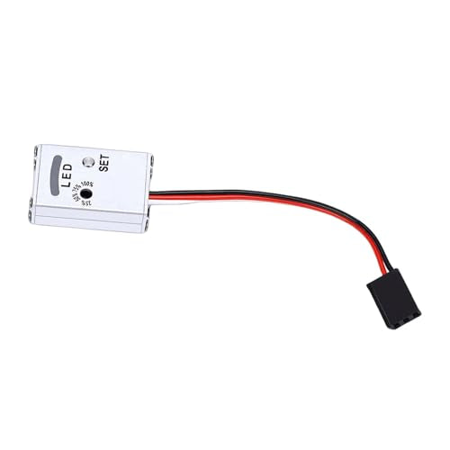 RC Car Gyro Module, Durable Aluminum Housing for Rally Cars, Improved Steering Precision, Gyro Stabilizer for Remote Control Car Steering