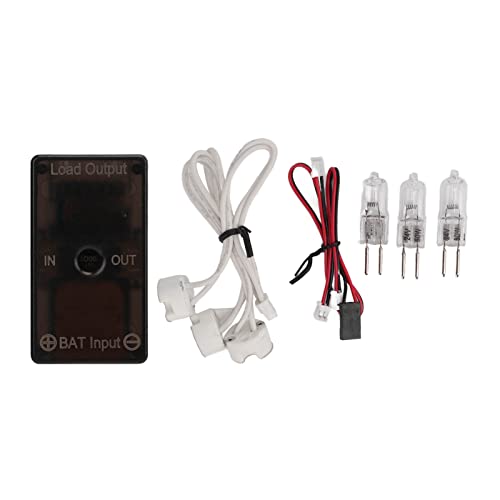 Universal RC Battery Discharger, 3 in 1 150W Electric Module for 8 Electric Display Car Model Accessory with Lipo Battery Bag Electric Display