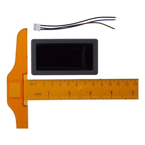 Digital LED Tachometer,Red Mini 4 Digit NPN Hall Proximity Switch Sensor Durable AC 110V-230V RPM Speed Measure Meter Lathes, Conveyor Belts