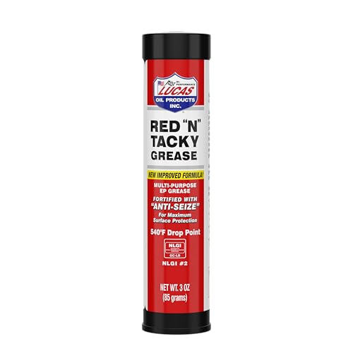 Lucas Oil 10318 Red N Tacky Grease 3 Ounce Combo Pack - size: 9 Ounce, style: 1 Pack