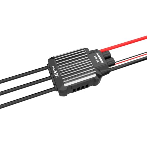ZTW Mantis G2 65A Brushless ESC 3-6S LiPo/LiHV, 8A Adjustable SBEC 6V/7.4V/8.4V, Programmable RC Airplane Speed Controller with XT60 and 3.5mm Connectors for Fixed-Wing EDF Jets