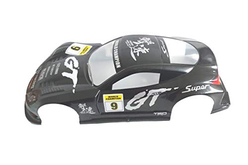 1/10 Scale RC Painted Precut Drift Racing Touring Onroad Car Body Shell Width 190mm with Wing Mirror Accessories (GT A) - style: GT A