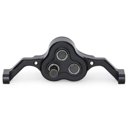 Aluminum Transfer Case Gearbox 70mm Width Underdrive 30% for 1/10 RC Crawler Cheater Rigs LCG Chassis Build DIY Upgrade Parts (Black) - color: Black