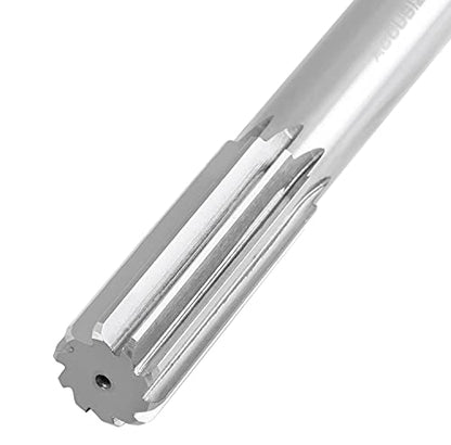 Accusize Industrial Tools 1'' H.S.S. M2 Straight Shank Straight Flute Chucking Reamer, Flute Length 2-3/4'', Oal 10-1/2'', 8 Flute, 5015-0285 | 1" HSS M2 Straight Shank Straight Flute Chucking Reamer, Flt Len 2-3/4", OAL 10-1/2", Right Hand Cut, 8 Flute -