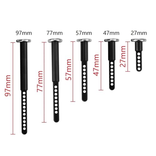 RC Crawlers Components For Axial For SCX10 II 90046 90047 90059 90060 1/10 Front Rear Extended Body Post Mounts Shell Column With Magnet RC Crawler Upgrade Parts(77mm) - size: 77mm