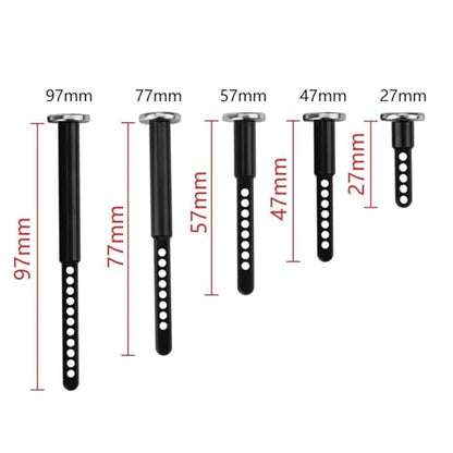 RC Crawlers Components For Axial For SCX10 II 90046 90047 90059 90060 1/10 Front Rear Extended Body Post Mounts Shell Column With Magnet RC Crawler Upgrade Parts(77mm) - size: 77mm