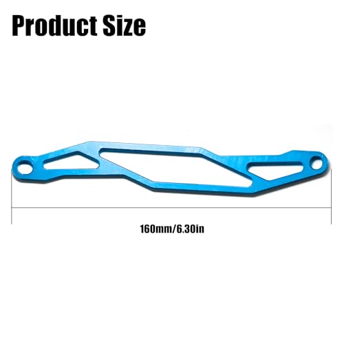 TT02 Battery Plate Aluminum Alloy Battery Holder Mount Plate for Tamiya 1/10 TT02 RC Car Chassis - CNC Machined Upgrade Part - Easy Install - Fits 7.2V/7.4V LiPo/NiMH Packs - color: Blue