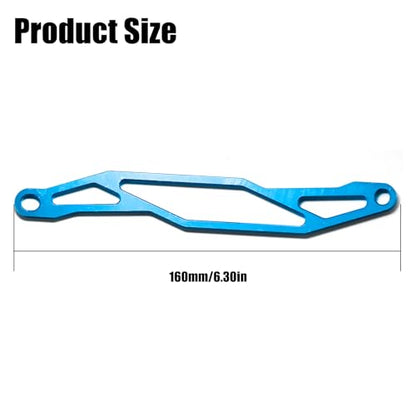 TT02 Battery Plate Aluminum Alloy Battery Holder Mount Plate for Tamiya 1/10 TT02 RC Car Chassis - CNC Machined Upgrade Part - Easy Install - Fits 7.2V/7.4V LiPo/NiMH Packs - color: Blue
