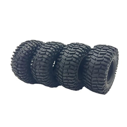 2.2 Crawler Tires with Foam Inserts for TRX4 Axial SCX10 III/II Wraith Redcat Gen 8 Vanquish VS4-10/H10/F10 RC4WD HPI 1/10 RC Rock Crawlers Trail Trucks RC Climbing Tyres, Soft & High Traction - size: 2.2 rc crawler tires