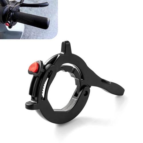WZP Motorcycle Cruise Control Assist, Motorcycle Throttle Booster, Throttle Assist Cruise Control, Universal Anti-slip Modification Motorcycle Throttle Lock Accessories (Black)