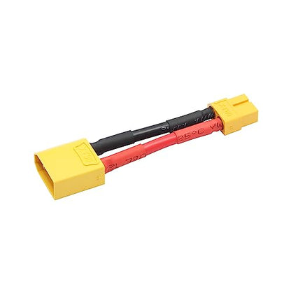 1Pair Short XT90 to XT60 Connector Converter 5cm/1.9inch,XT90 Male to XT60 Female & XT90 Female to XT60 Male Connector Adaptor with 12AWG Cable for RC ESC and RC Lipo Charger - style: 1Pair 5CM - XT90 to XT60