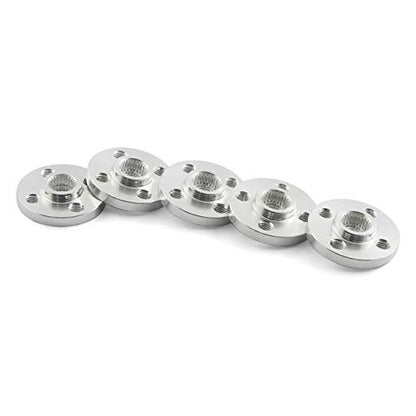 ZYAMY 5Set Universal Servo Horn Aluminum Alloy 25T Standard Silvery Servo Disc for Robot Mechanical Claw Rc Car Helicopter Mg945 Mg995 Mg996