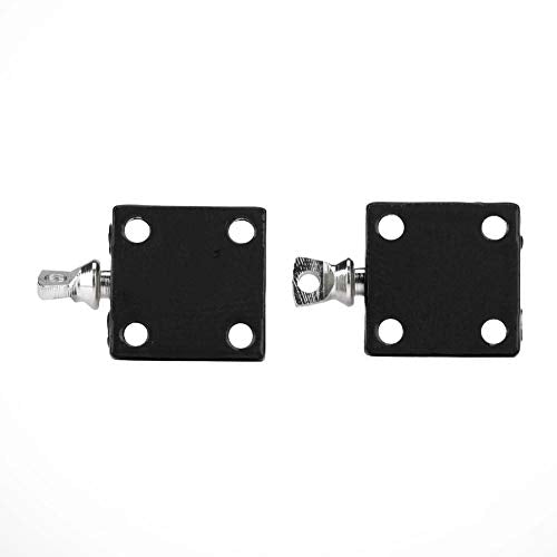 2pcs RC Trailer Hooks, 1:10 Scale RC Trailer Winch Hook Trailer Buckle for RC Climbing Car Crawler Truck Upgrade Part(Black) Model Car Accessories 1/10 Scale Rc Shackles Metal Bumper Hooks Rc Truck