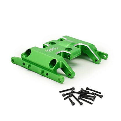 Treal Axial SCX24 Skid Plate Aluminum 7075 CNC Machined for 1/24 SCX24 Deadbolt C10 Betty Jeep (Green) - color: Green