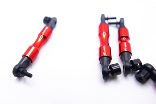 Full SWAY BAR Set (Red) for h 4x4 Slash, Rustler, Stampede, etc...