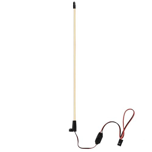Flexible LED RC Antenna Light, Cuttable RC Antenna Tube with LED Strip Whip Lights, Easy Plug-and-Play, Illuminated RC Glow Antenna for RC Cars Boats Night Racing, Ice Blue - color: Ice Blue
