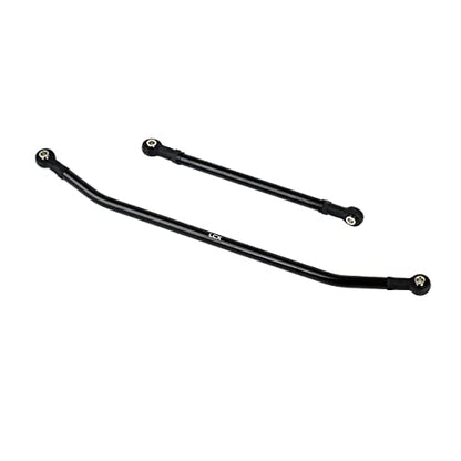 LCX Racing 1/10th RC Crawler Car Aluminum AR60 OCP Front Axle Steering Link for Axial Wraith RR10 SMT10 AX10, Upgrades Parts Accessories (Black) - color: Black