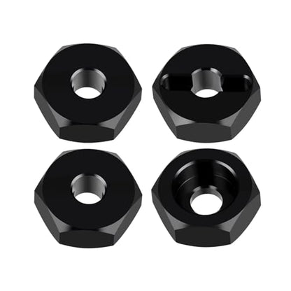 RC Parts For Losi For Mini JRX2 1/16 4Pcs Aluminum Alloy 12mm Hex Wheel Hub Adapters Bearing RC For Buggy Truck Model Parts