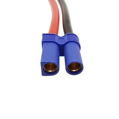 1Pair 10AWG Silicone Wire EC5 Male/Female Connector Pigtail Cable for RC Lipo Battery